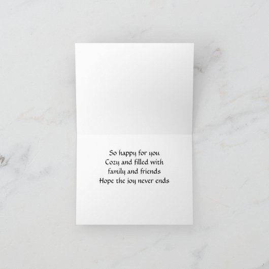 ** UW NIEUWE HUIS ** TIJD OM TE VIEREN ZEKER! KAART (Binnen)