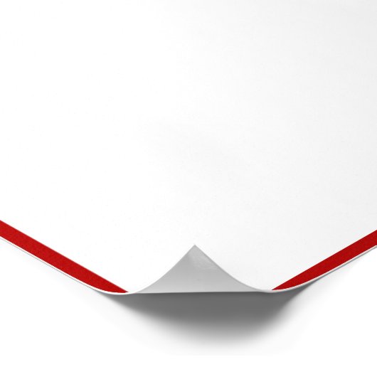 Uw offerte in Elegant Red Script Print (Hoek)