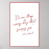 Uw offerte in Elegant Red Script Print (Voorkant)