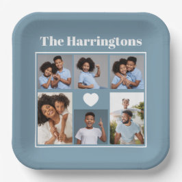 Uw onderzetter voor foto's, tekst en kleur instell papieren bordje