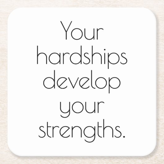 Uw Onderzetter voor hardwarenpapier (Voorkant)