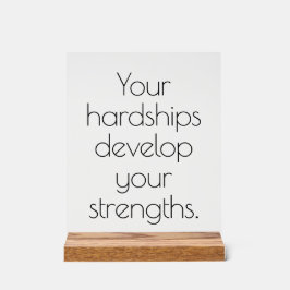 Uw ontberingen Acryl teken Acryl Bord