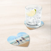 Uw ontwerp Aangepaste foto en tekst Beste familie Kartonnen Onderzetters (Insitu)