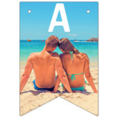 Uw ontwerp Aangepaste foto Verjaardag Bunting Flag Vlaggetjes (Derde vlag)