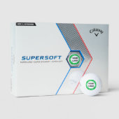Uw Ontwerp Aangepaste Logo Tekst Golfballen Sjablo (Verpakking)