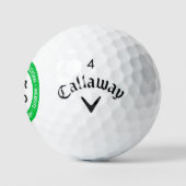 Uw Ontwerp Aangepaste Logo Tekst Golfballen Sjablo (Logo)