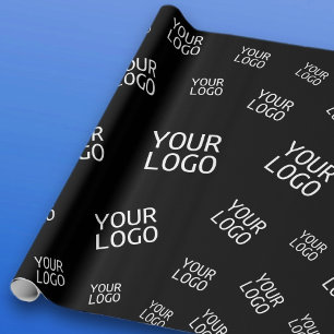 Uw ontwerp, foto of bedrijfslogo willekeurig beteg cadeaupapier