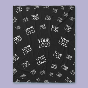 Uw ontwerp, foto of bedrijfslogo willekeurig beteg fleece deken