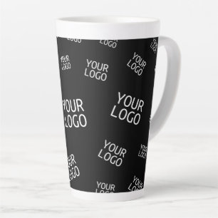 Uw ontwerp, foto of bedrijfslogo willekeurig beteg latte mok