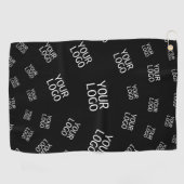 Uw ontwerp, foto of zakelijke Logo willekeurig bet Golfhanddoek (Horizontaal)