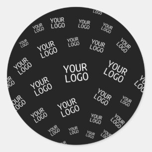 Uw ontwerp, foto of zakelijke Logo willekeurig bet Ronde Sticker