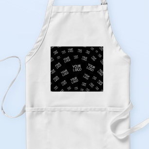 Uw ontwerp, foto of zakelijke Logo willekeurig bet Standaard Schort
