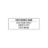 Uw ontwerp gepersonaliseerde adresstempel Sjabloon Zelfinktende Stempel (Design)