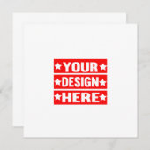 Uw ontwerp hier Aangepast Bedankkaart (Voorkant / Achterkant)