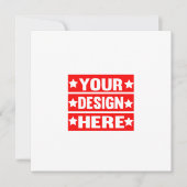 Uw ontwerp hier Aangepast Bedankkaart (Voorkant)