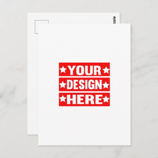 Uw ontwerp hier Aangepast Briefkaart (Voorkant / Achterkant)