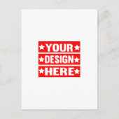Uw ontwerp hier Aangepast Briefkaart (Voorkant)