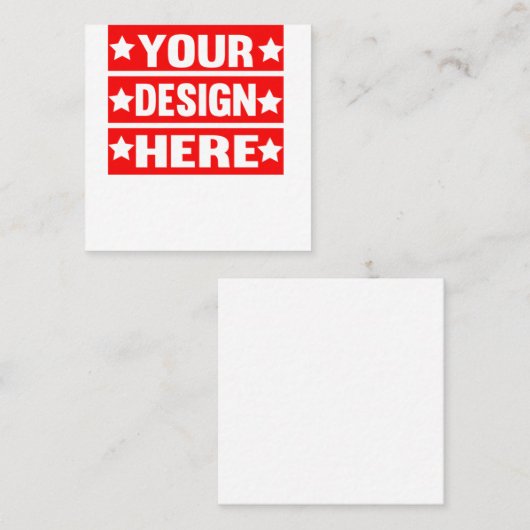 Uw ontwerp hier Aangepast Kortingskaartje (Voorkant / Achterkant)