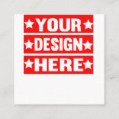 Uw ontwerp hier Aangepast Kortingskaartje (Voorkant)