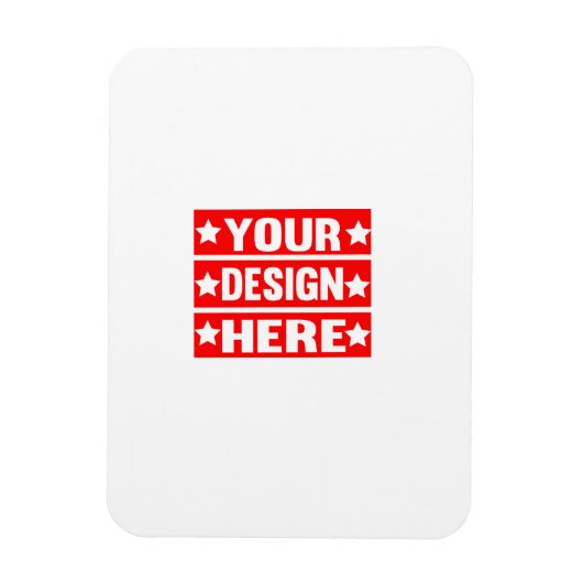 Uw ontwerp hier Aangepast Magneet (Verticaal)
