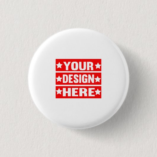 Uw ontwerp hier Aangepast Ronde Button 3,2 Cm (Voorkant)