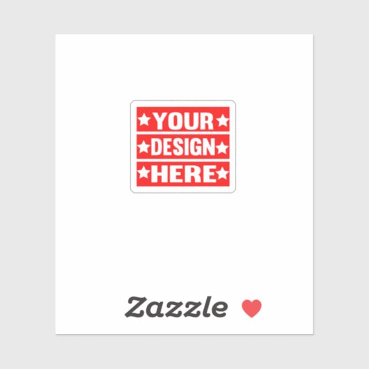 Uw ontwerp hier Aangepast Sticker (Vel)