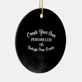 Uw ontwerp hier - Creëer uw eigen ontwerp Keramisch Ornament (Rechts)