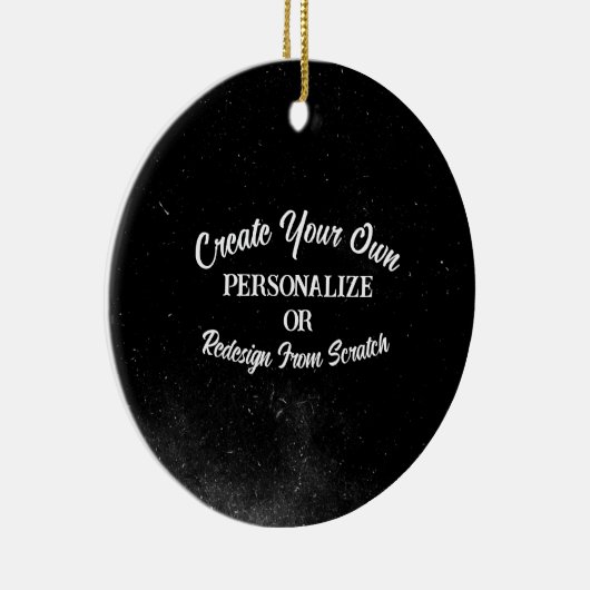 Uw ontwerp hier - Creëer uw eigen ontwerp Keramisch Ornament (Rechts)