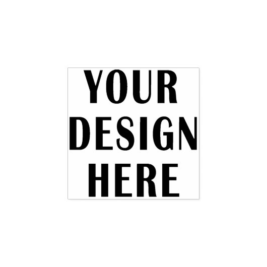 Uw ontwerp hier douane rubberzegel rubberstempel (Afrduk)