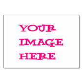 Uw ontwerp hier tafel Kaart (Voorkant)