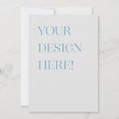 Uw ontwerp hier - voor uw eigen aangepaste ontwerp kaart (Voorkant)