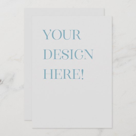 Uw ontwerp hier - voor uw eigen aangepaste ontwerp kaart (Voorkant / Achterkant)
