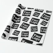 Uw ontwerp of bedrijfslogo | Willekeurige plaatsin Cadeaupapier (Uitgerold)