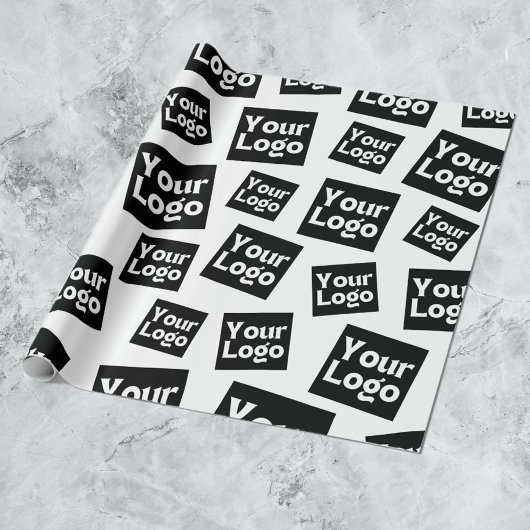 Uw ontwerp of bedrijfslogo | Willekeurige plaatsin Cadeaupapier