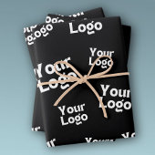 Uw ontwerp of bedrijfslogo | Willekeurige plaatsin Inpakpapier Vel