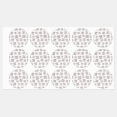 Uw ontwerp of bedrijfslogo | Willekeurige plaatsin Labels (Vel)