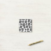 Uw ontwerp of bedrijfslogo | Willekeurige plaatsin Post-it® Notes (Op bureau)
