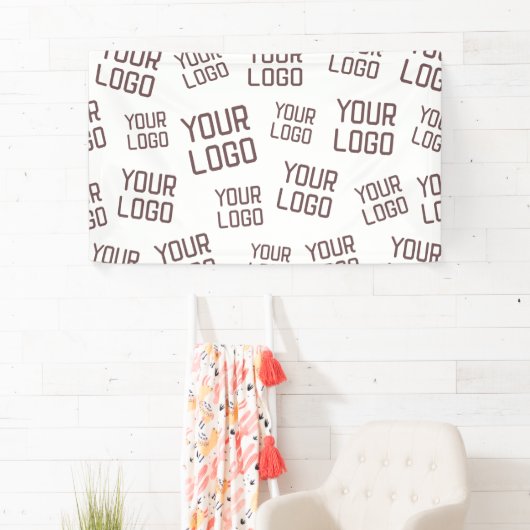 Uw ontwerp of bedrijfslogo | Willekeurige plaatsin Spandoek (Insitu)