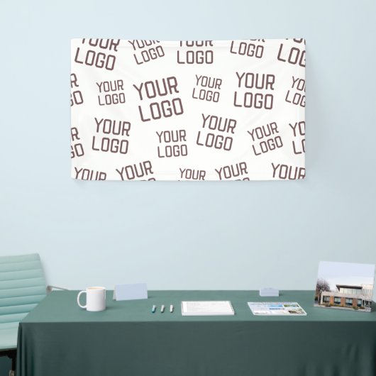 Uw ontwerp of bedrijfslogo | Willekeurige plaatsin Spandoek (Beurs)