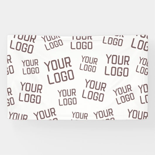 Uw ontwerp of bedrijfslogo | Willekeurige plaatsin Spandoek (Horizontaal)