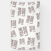 Uw ontwerp of bedrijfslogo | Willekeurige plaatsin Spandoek (Verticaal)