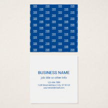 Uw ontwerp of zakelijke Logo | Blauw betegeld patr