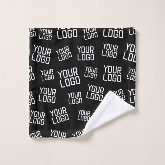 Uw ontwerp of zakelijke Logo | Willekeurige plaats Bad Handdoek (Wasdoekje)