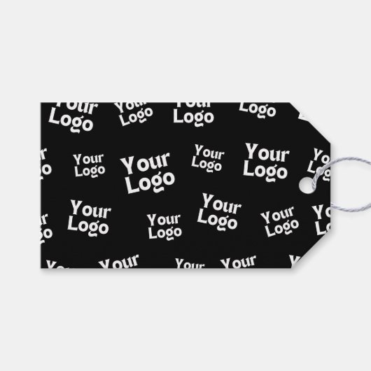 Uw ontwerp of zakelijke Logo | Willekeurige plaats Cadeaulabel (Voorkant (Horizontaal))