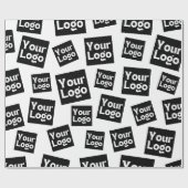 Uw ontwerp of zakelijke Logo | Willekeurige plaats Cadeaupapier (Vlak)