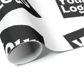 Uw ontwerp of zakelijke Logo | Willekeurige plaats Cadeaupapier (Rol Hoek)