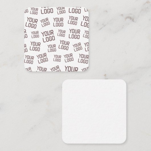 Uw ontwerp of zakelijke Logo | Willekeurige plaats Informatiekaartje (Voorkant / Achterkant)