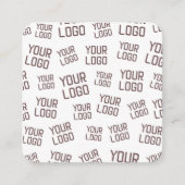 Uw ontwerp of zakelijke Logo | Willekeurige plaats Informatiekaartje (Voorkant)