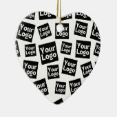 Uw ontwerp of zakelijke Logo | Willekeurige plaats Keramisch Ornament (Rechts)