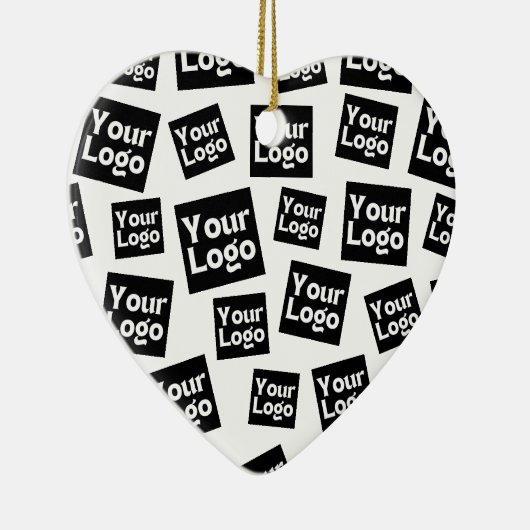 Uw ontwerp of zakelijke Logo | Willekeurige plaats Keramisch Ornament (Rechts)